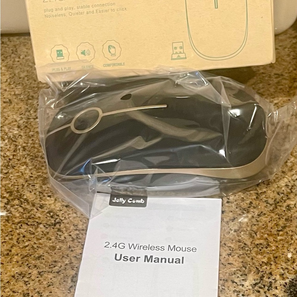 Jelly Comb Wireless Mouse - 2.4G Slim Portable Computer Mouse